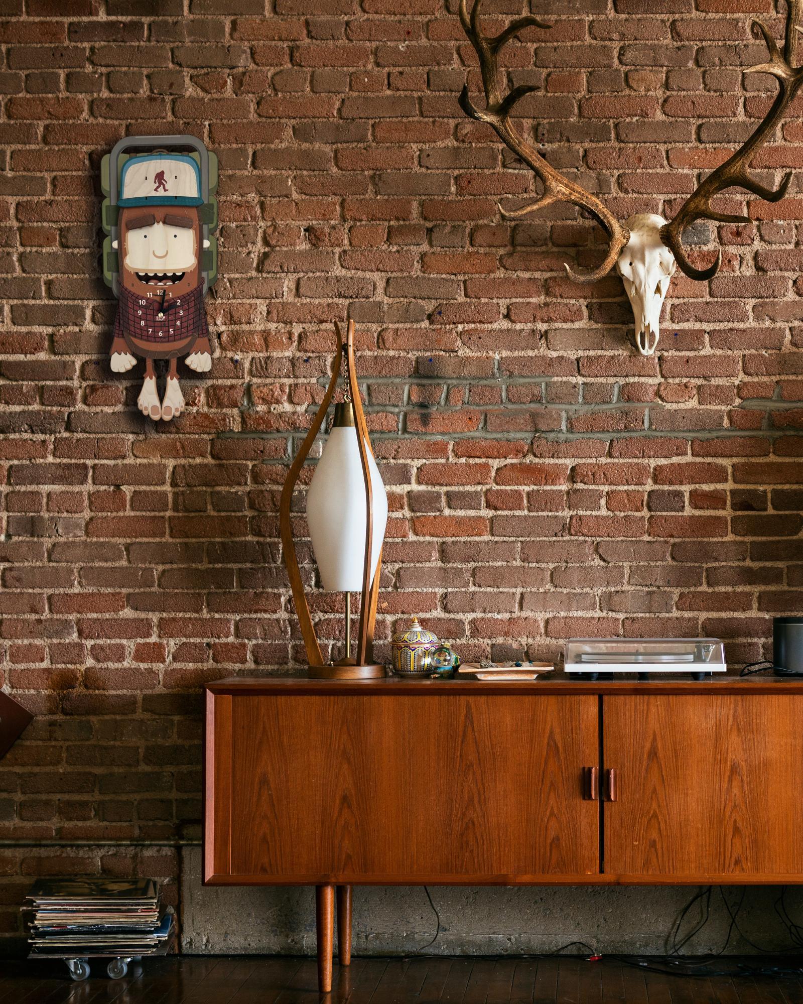 Earl the Bigfoot Pendulum Clock