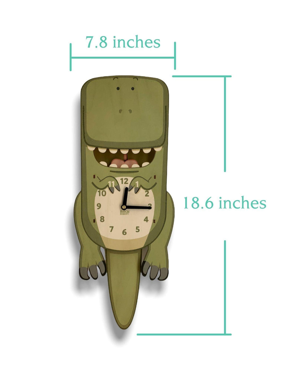 Ralphie the T-Rex Pendulum Clock