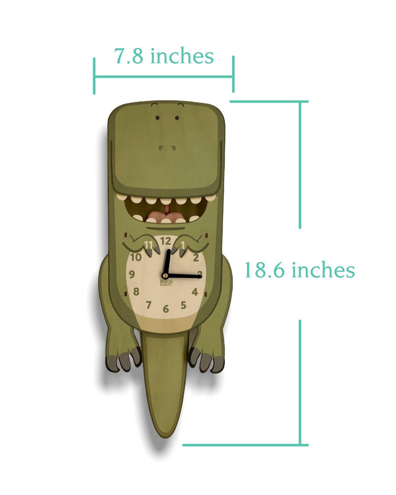 Ralphie the T-Rex Pendulum Clock