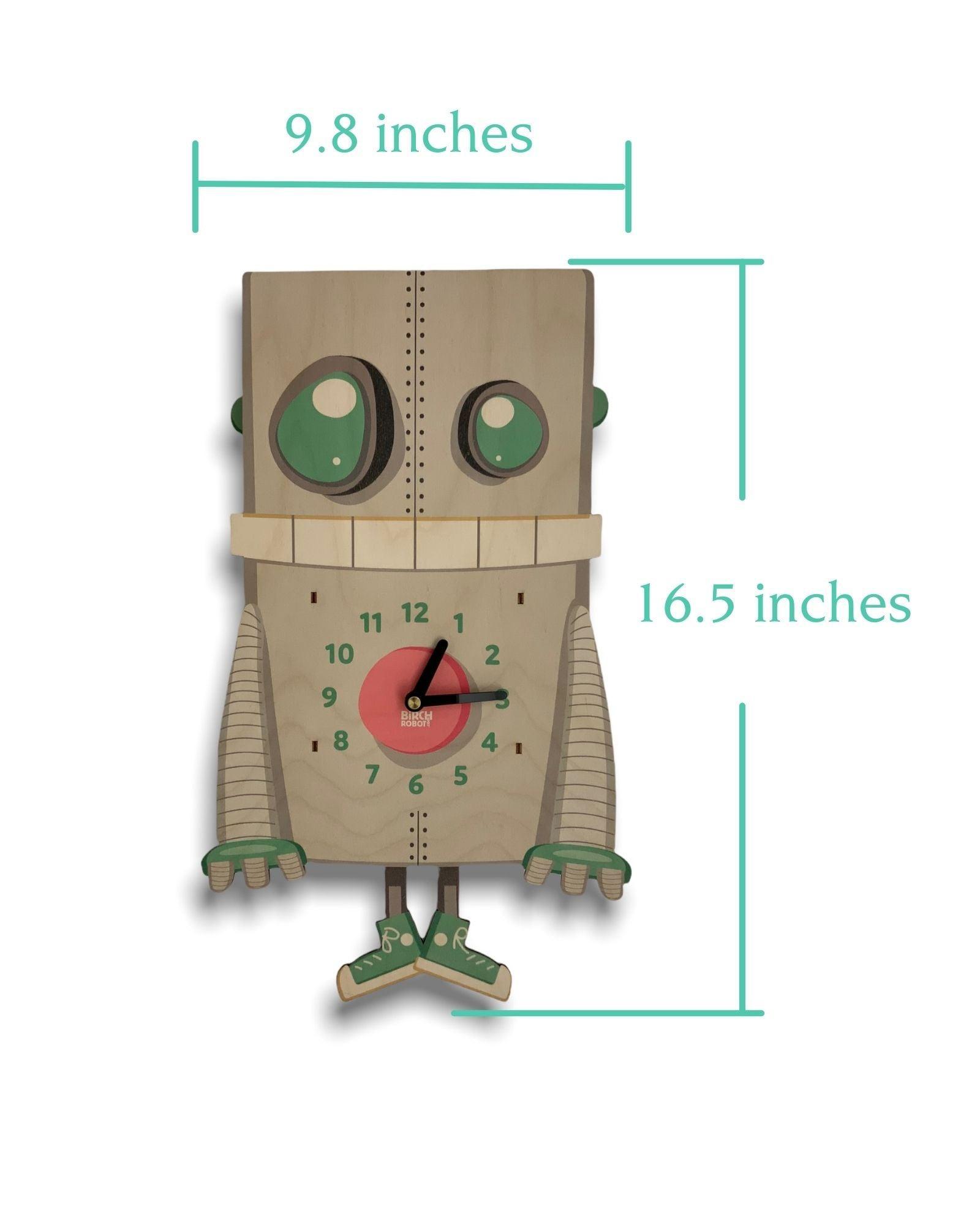 Chuck the Robot Pendulum Clock