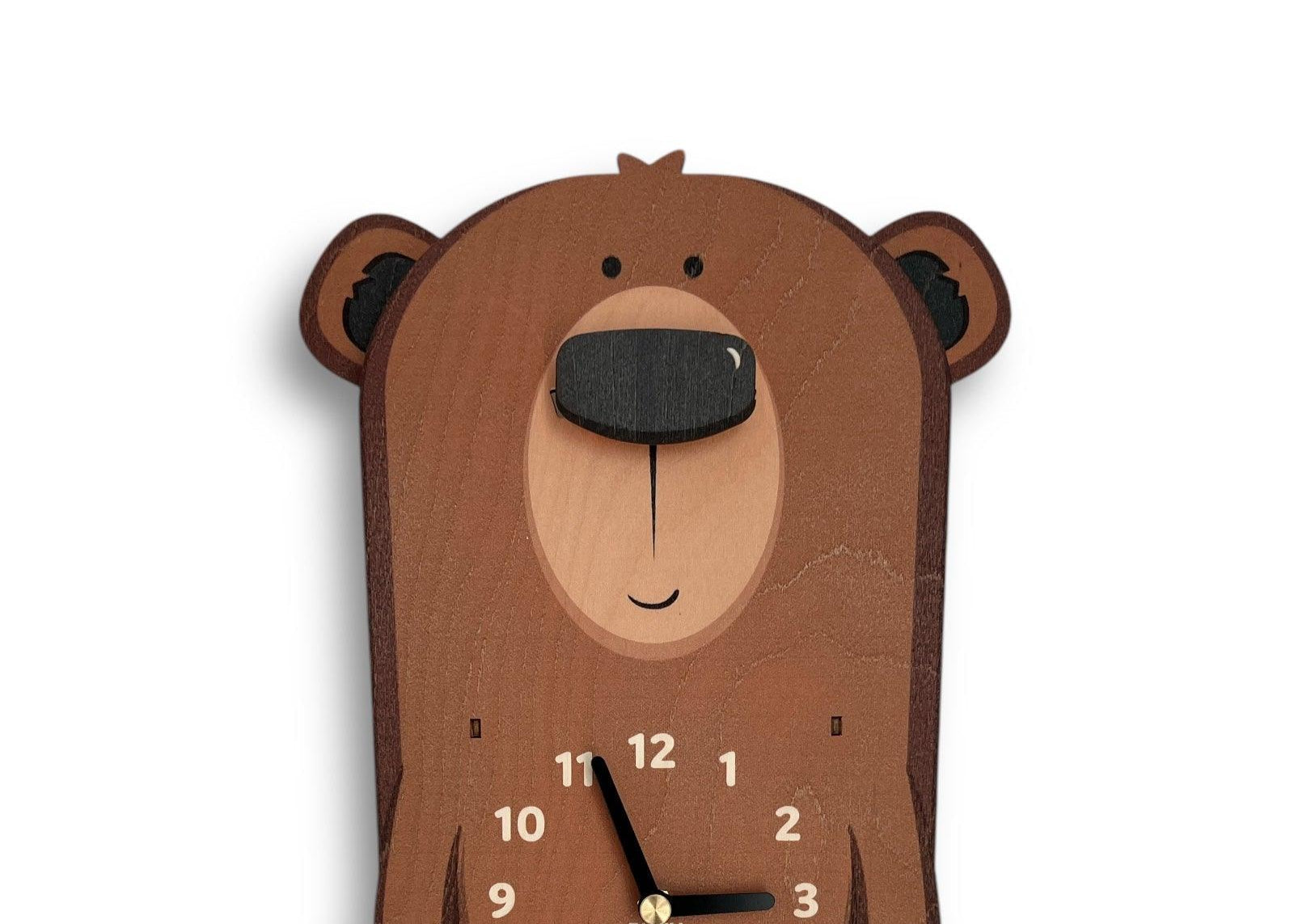Linus the Bear Pendulum Clock