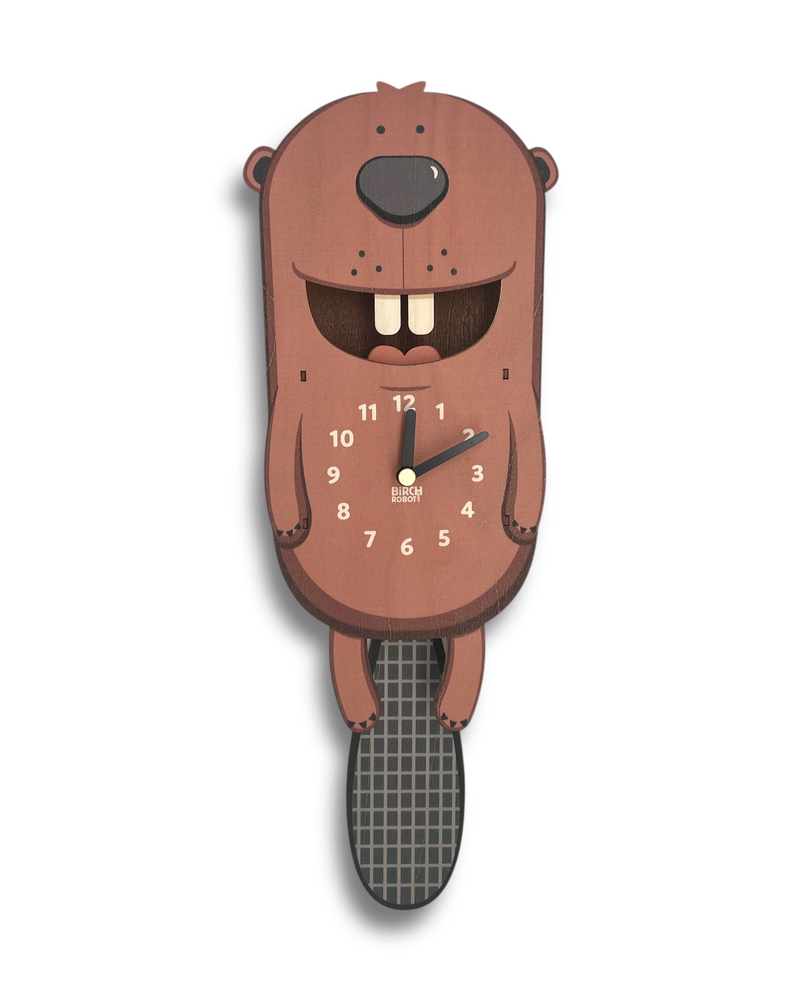 Chewy the Beaver Pendulum Clock