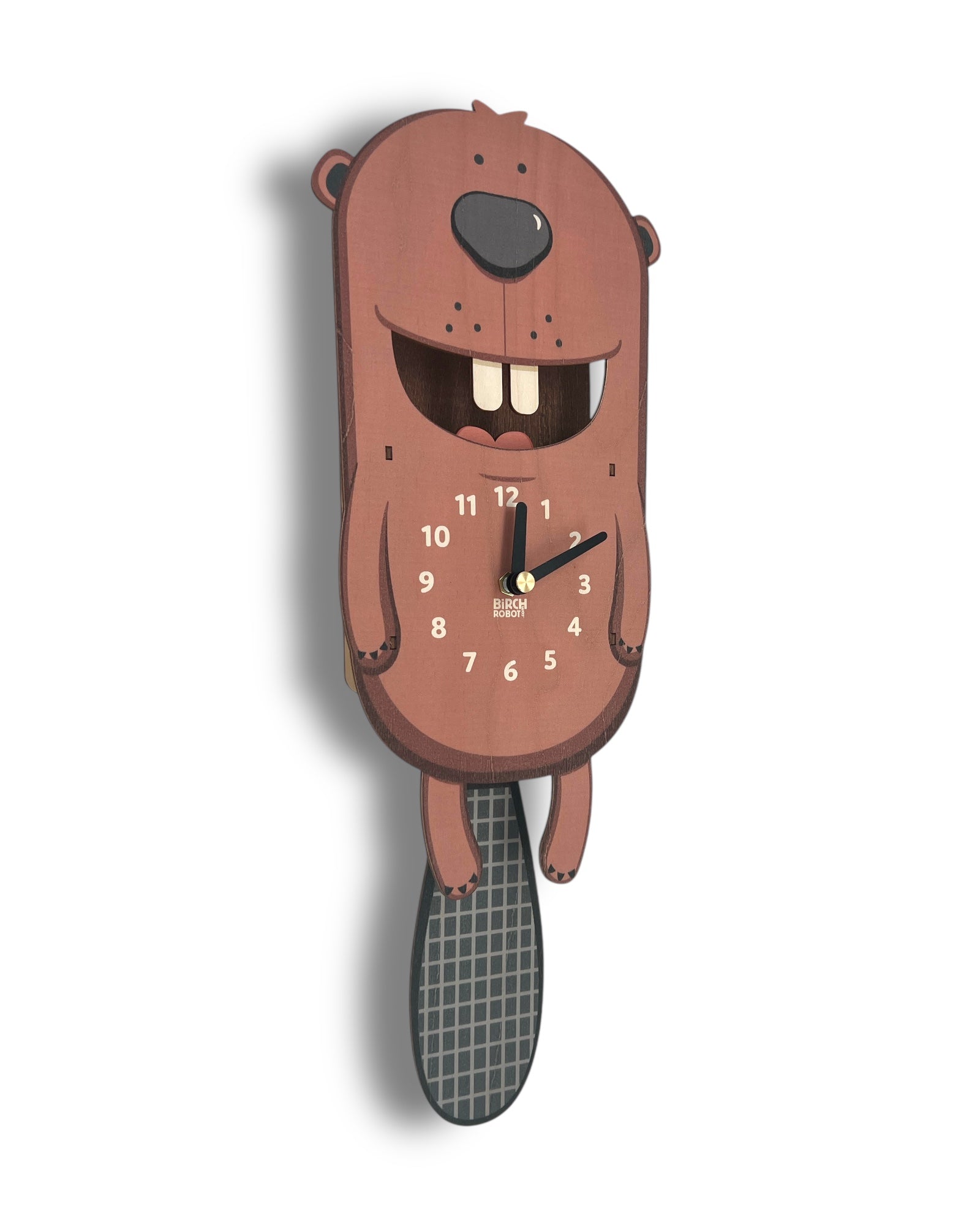 Chewy the Beaver Pendulum Clock