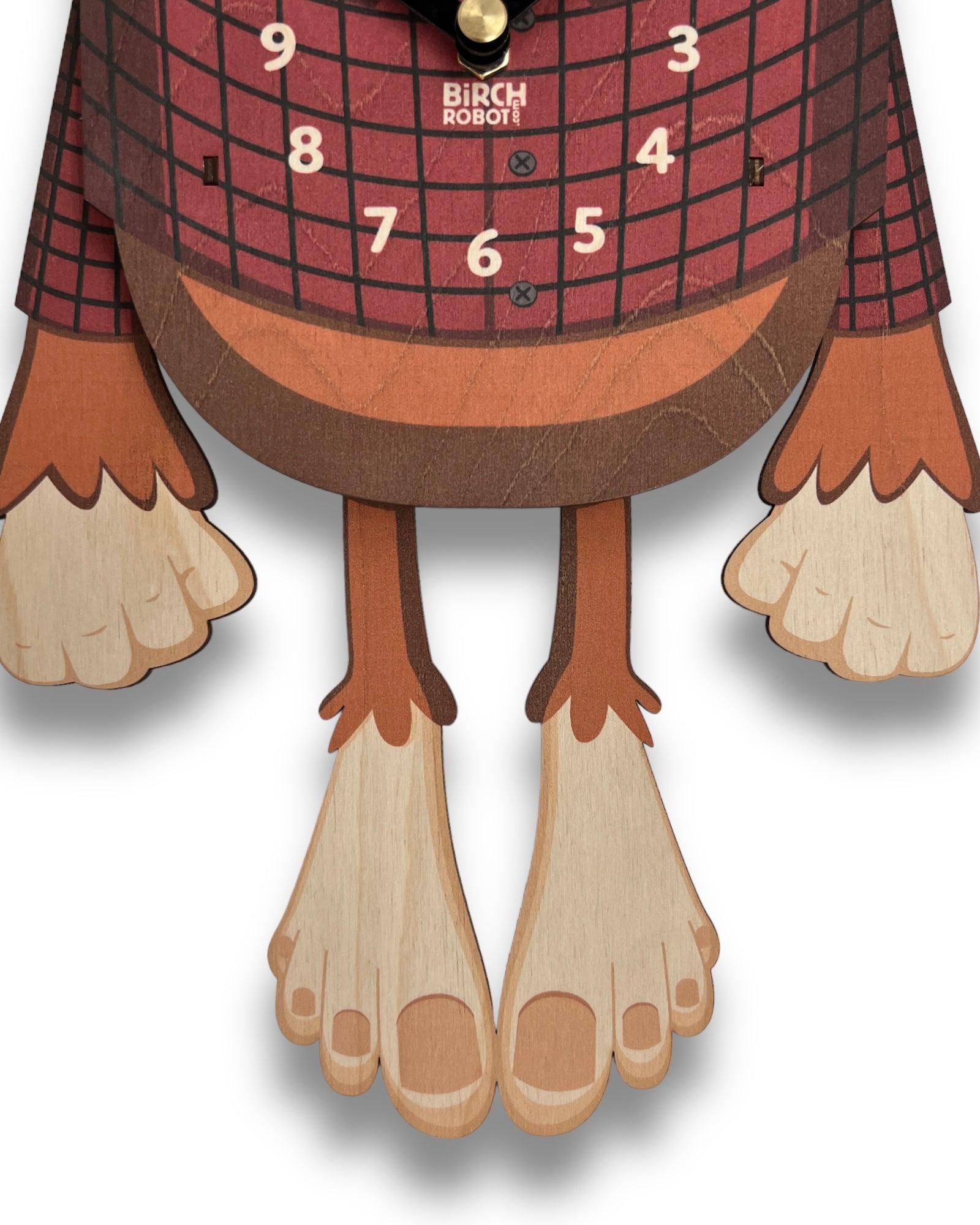 Earl the Bigfoot Pendulum Clock