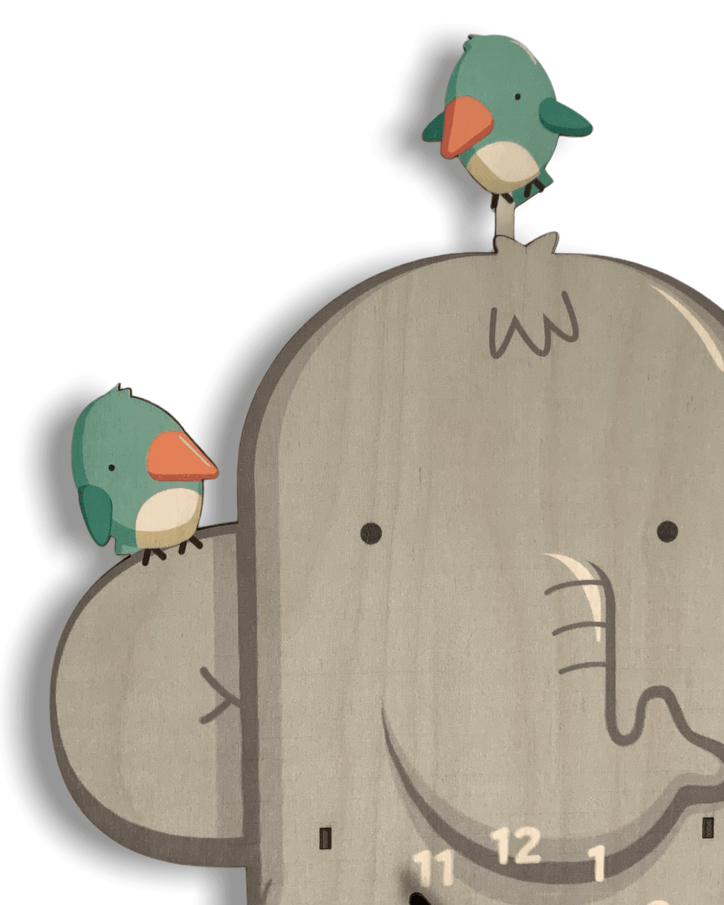 Peanut the Elephant Pendulum Clock