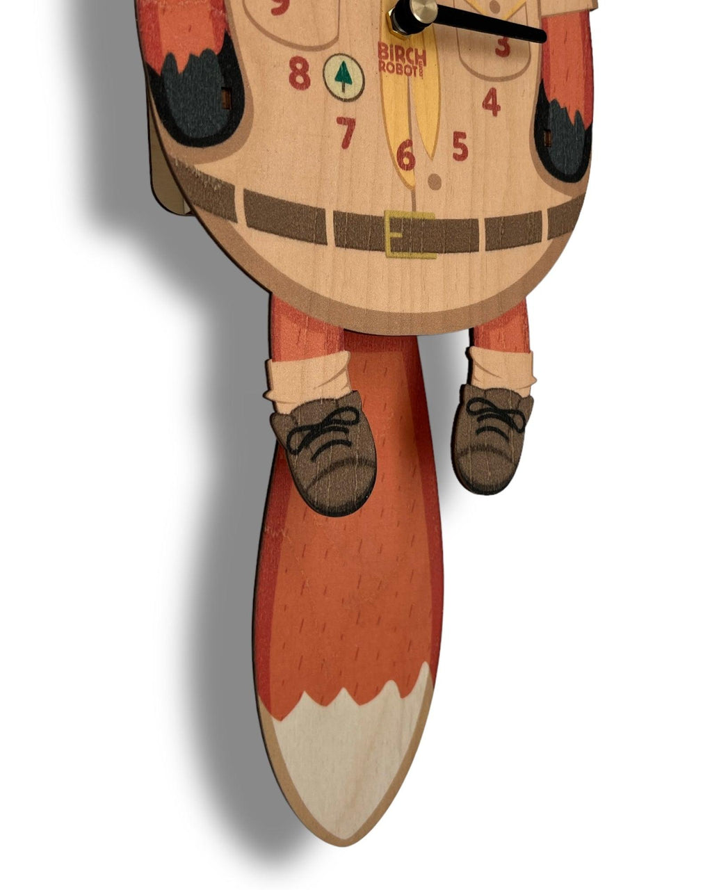 Hunter the Fox Lil Scout Pendulum Clock