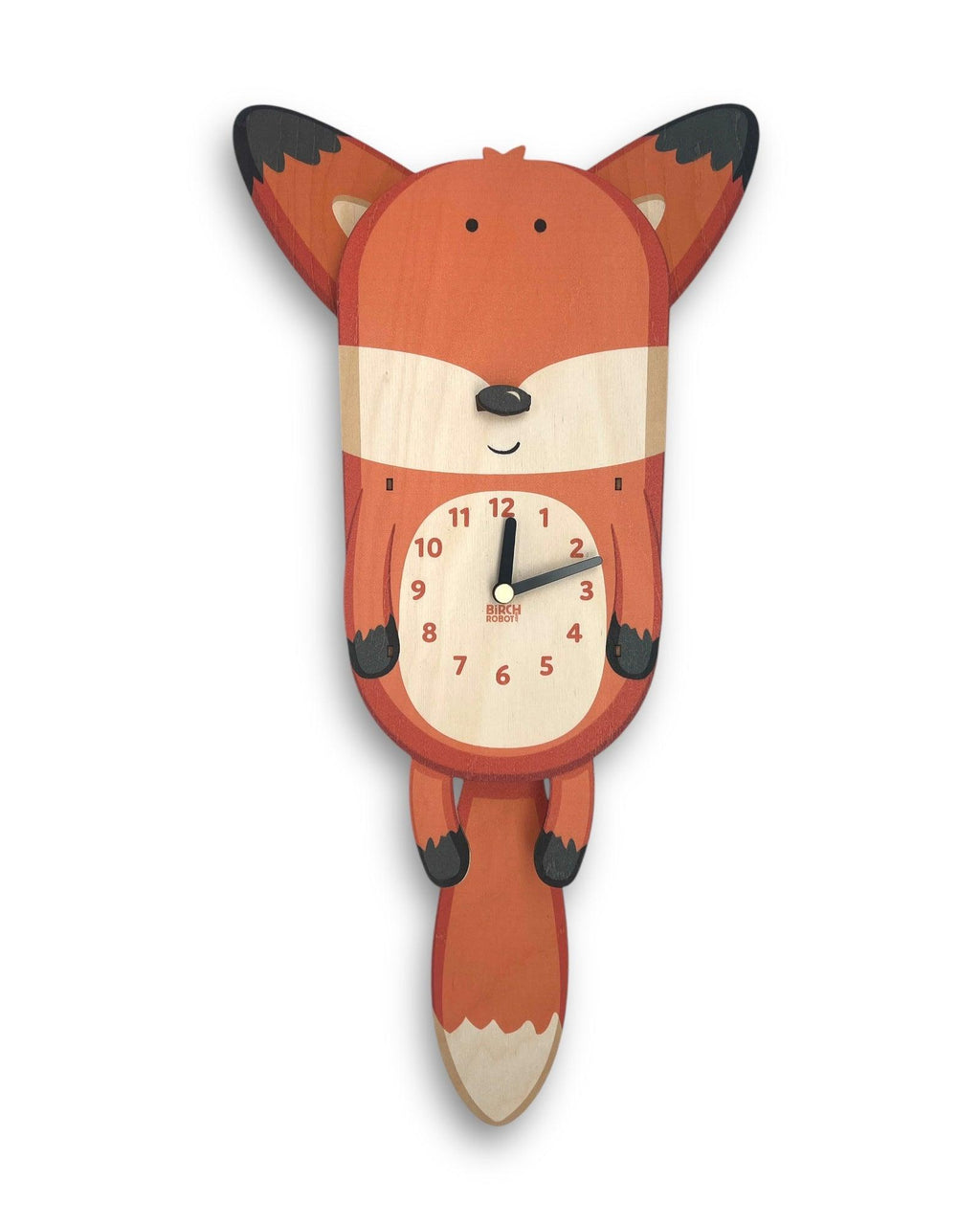 Hunter the Fox Pendulum Clock