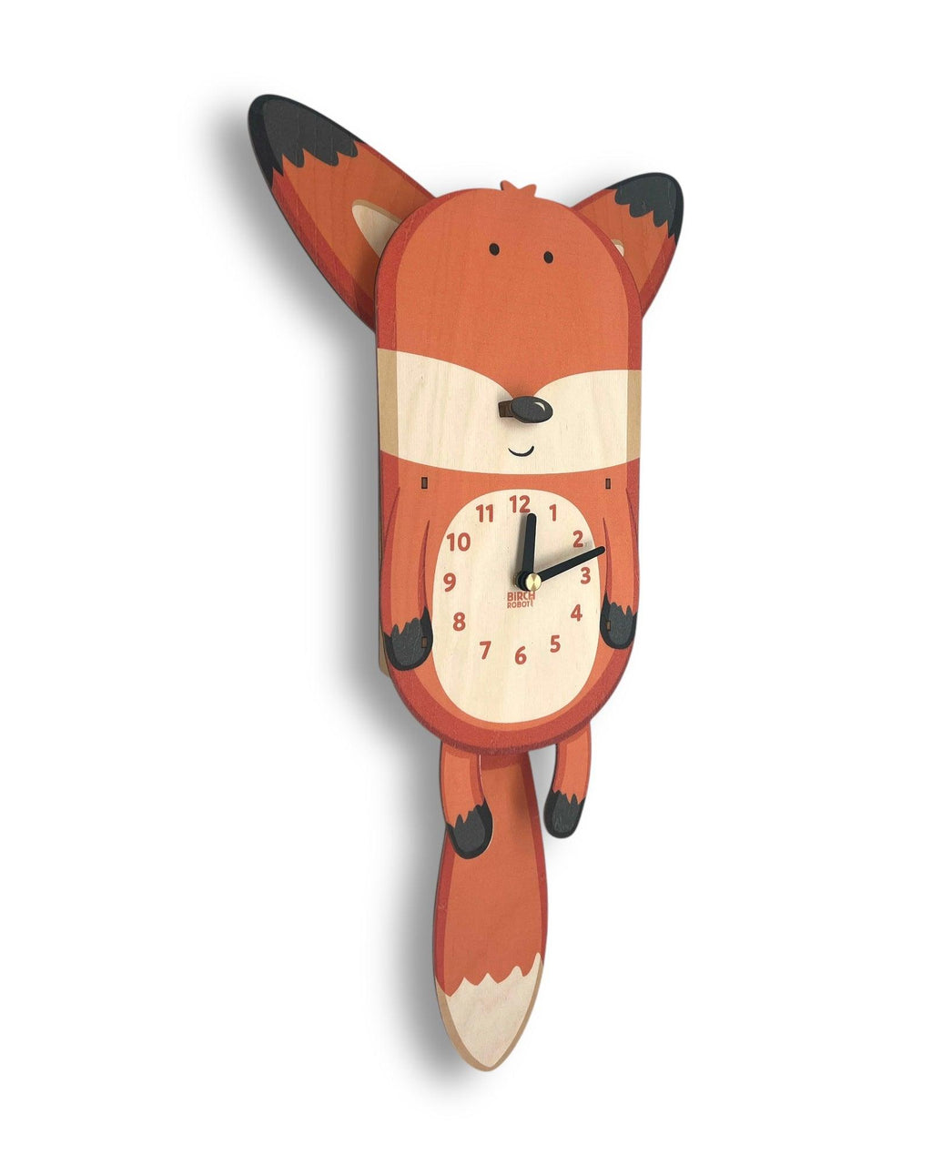 Hunter the Fox Pendulum Clock