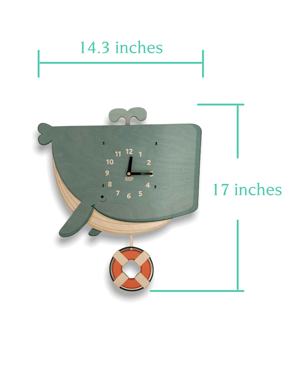 Humphrey the Whale Pendulum Clock