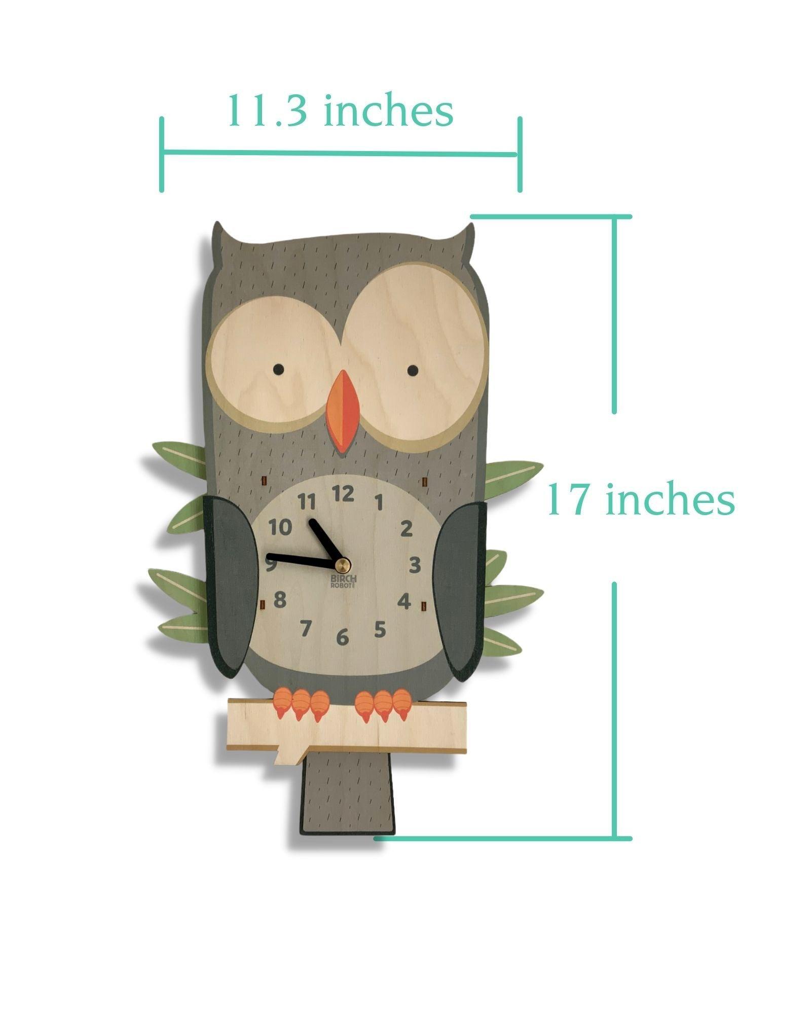 Smokey the Owl Clock