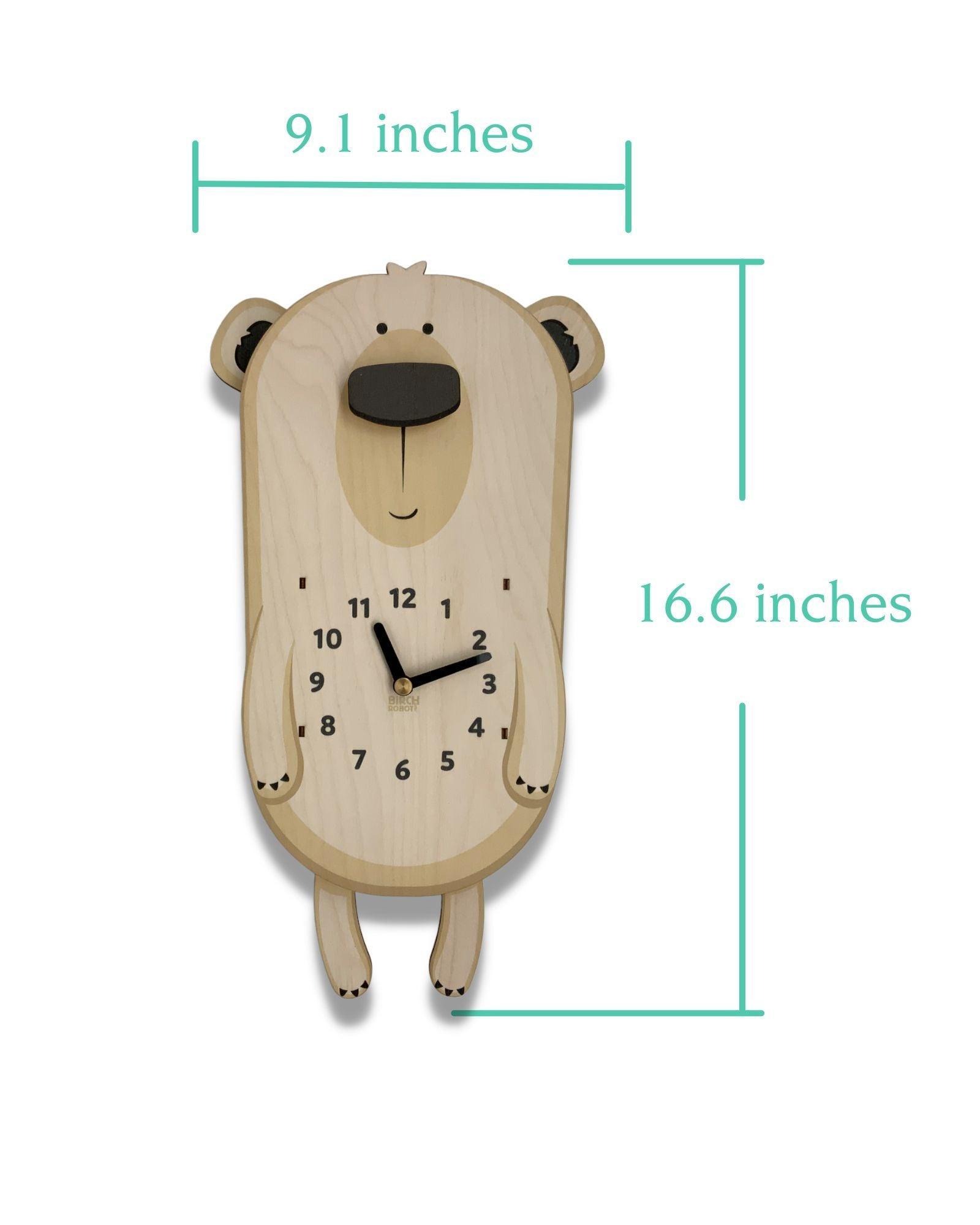 Oslo the Polar Bear Pendulum Clock
