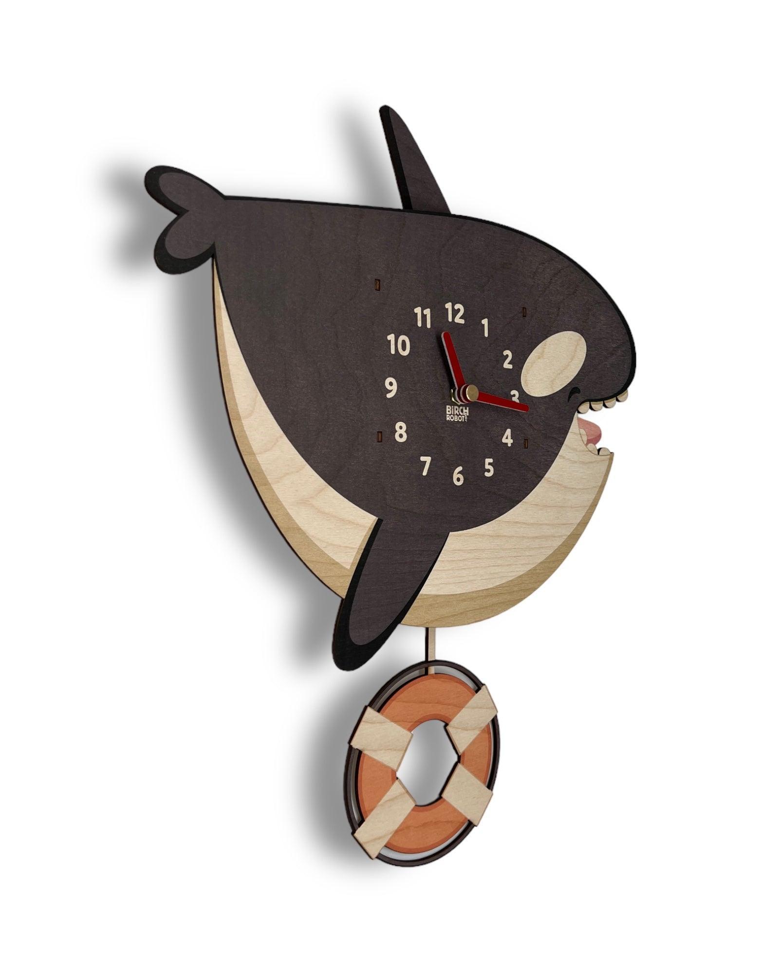 Bubbles the Orca Pendulum Clock