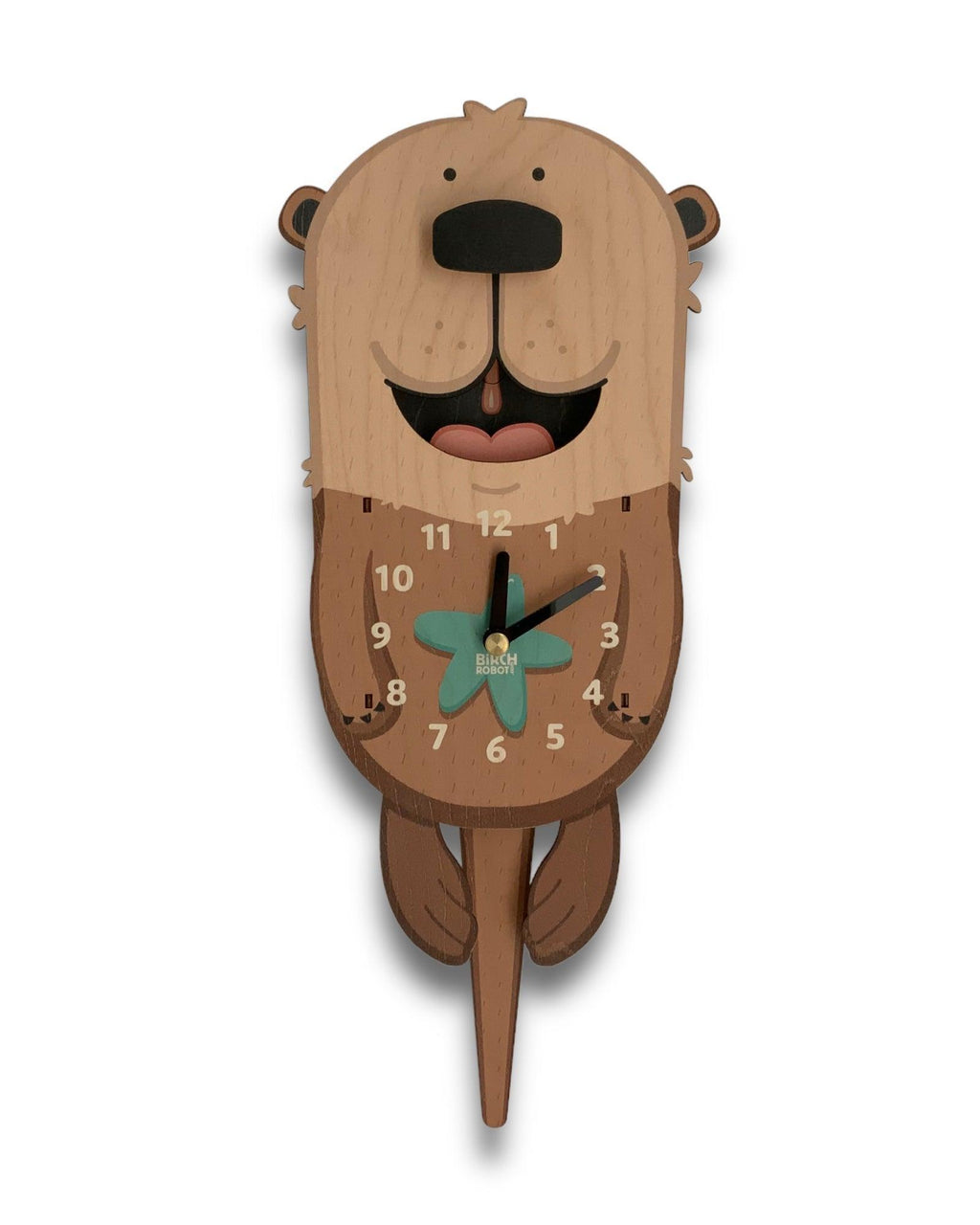 Lola the Otter Pendulum Clock