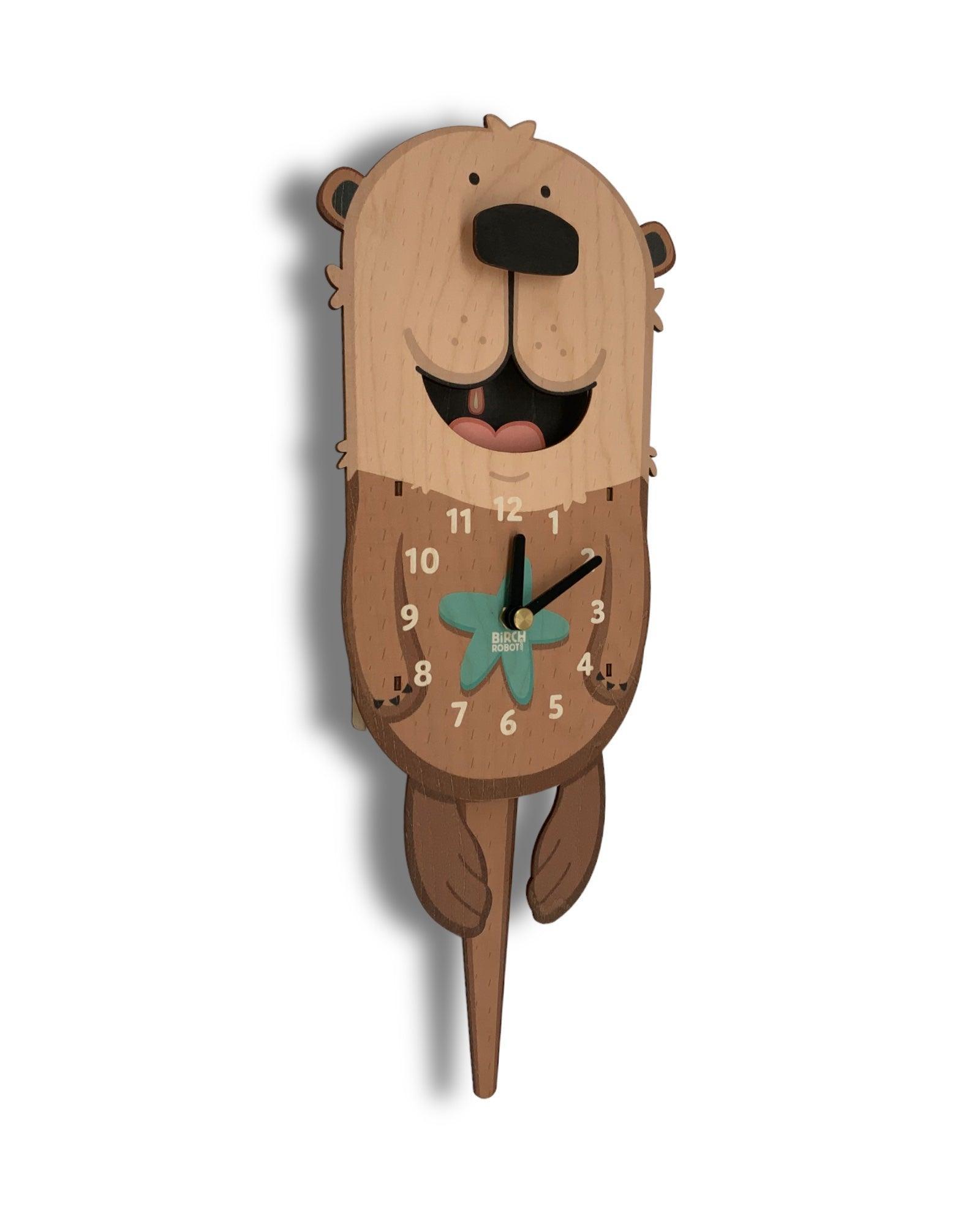 Lola the Otter Pendulum Clock