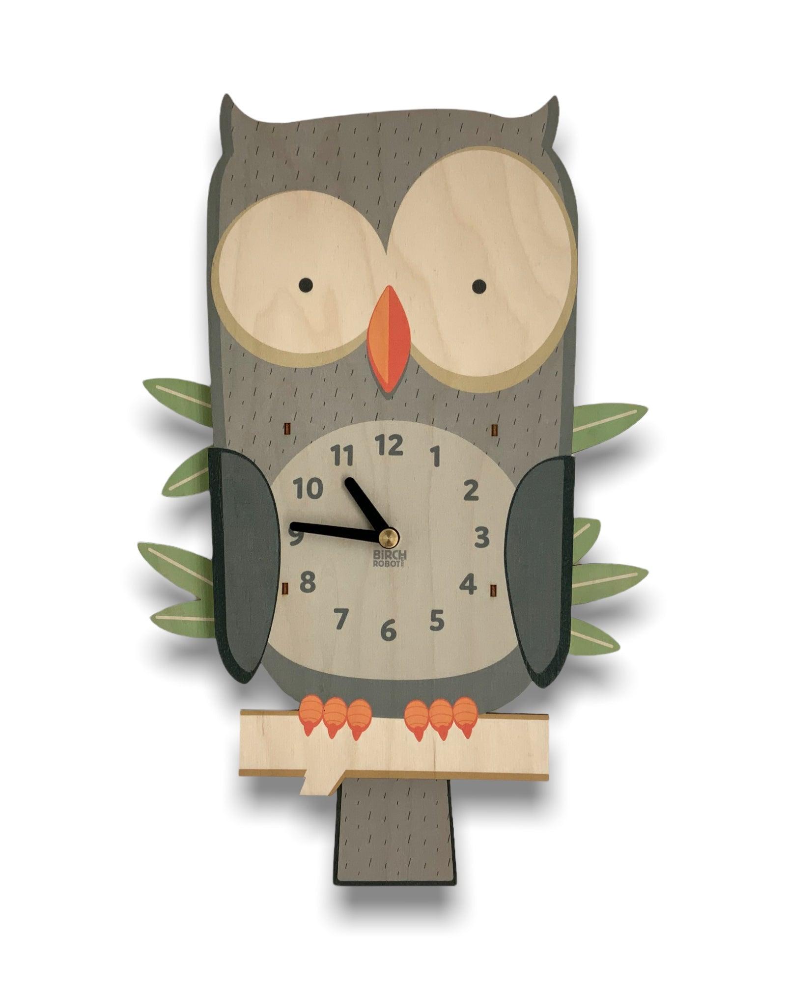 Smokey the Owl Clock