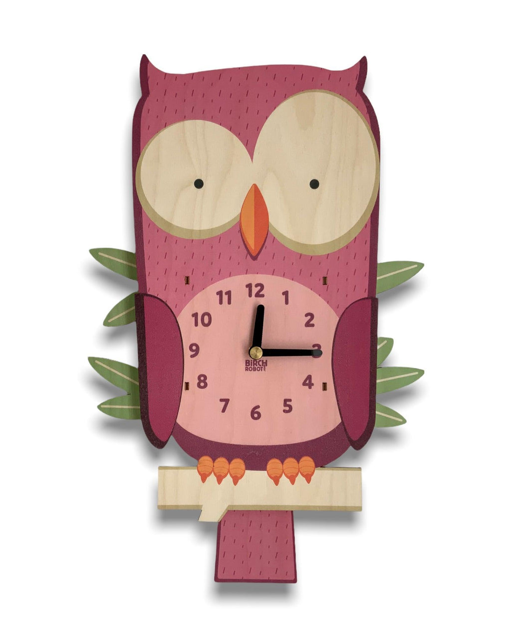 Violet the Owl Clock