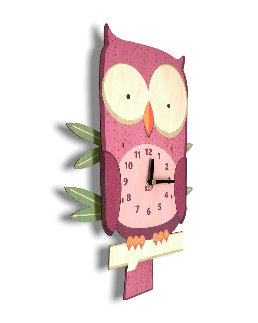 Violet the Owl Clock