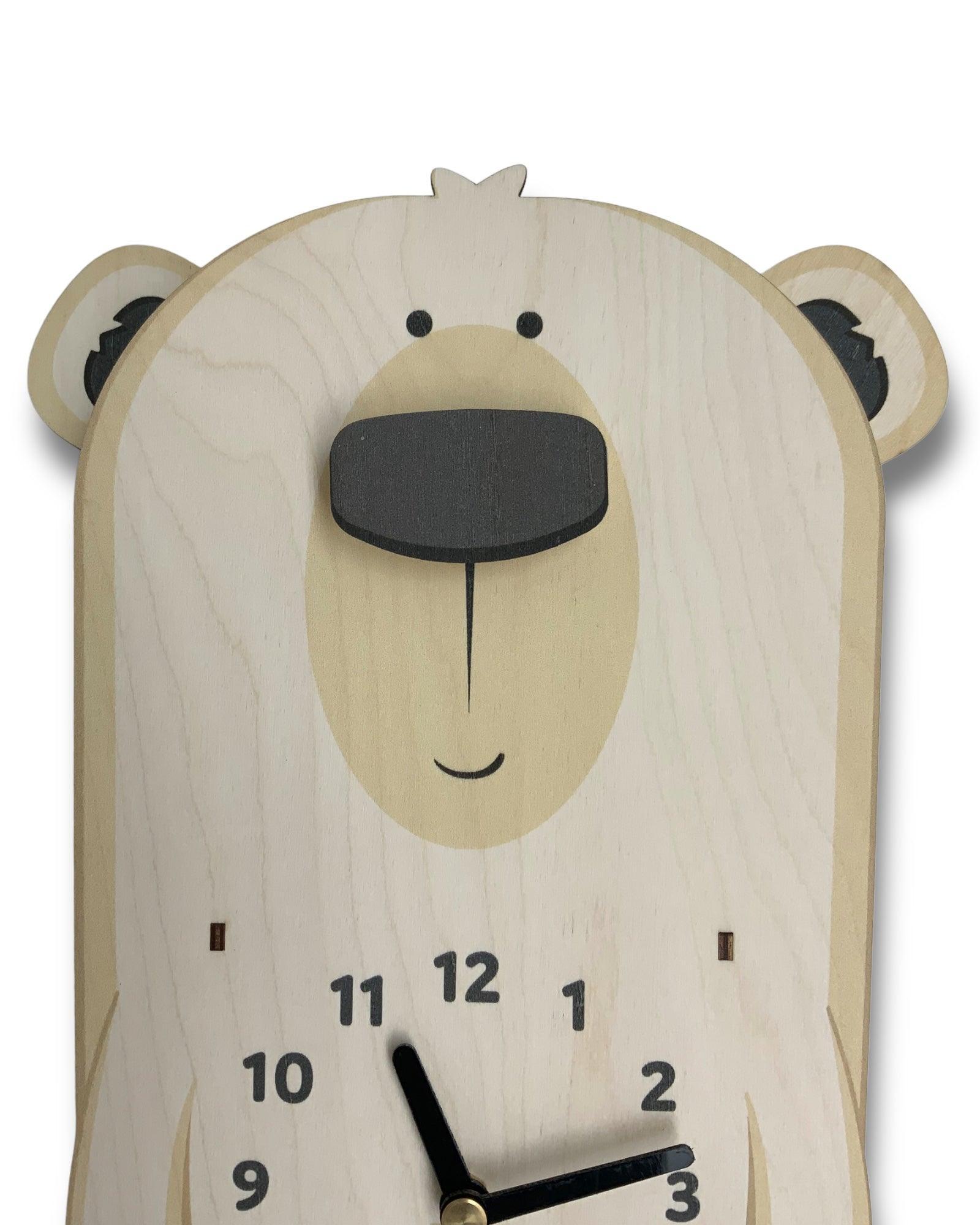 Oslo the Polar Bear Pendulum Clock