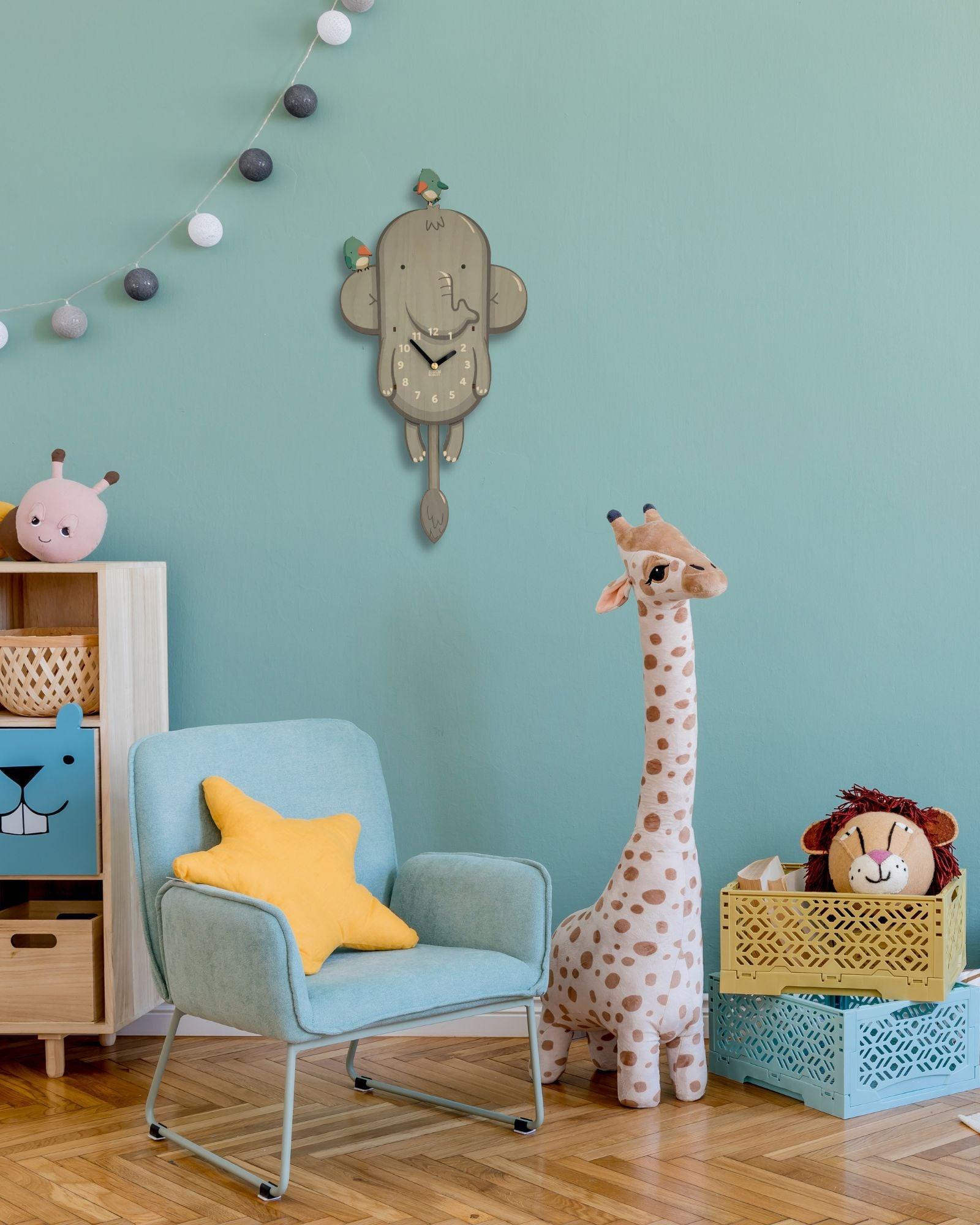 Peanut the Elephant Pendulum Clock