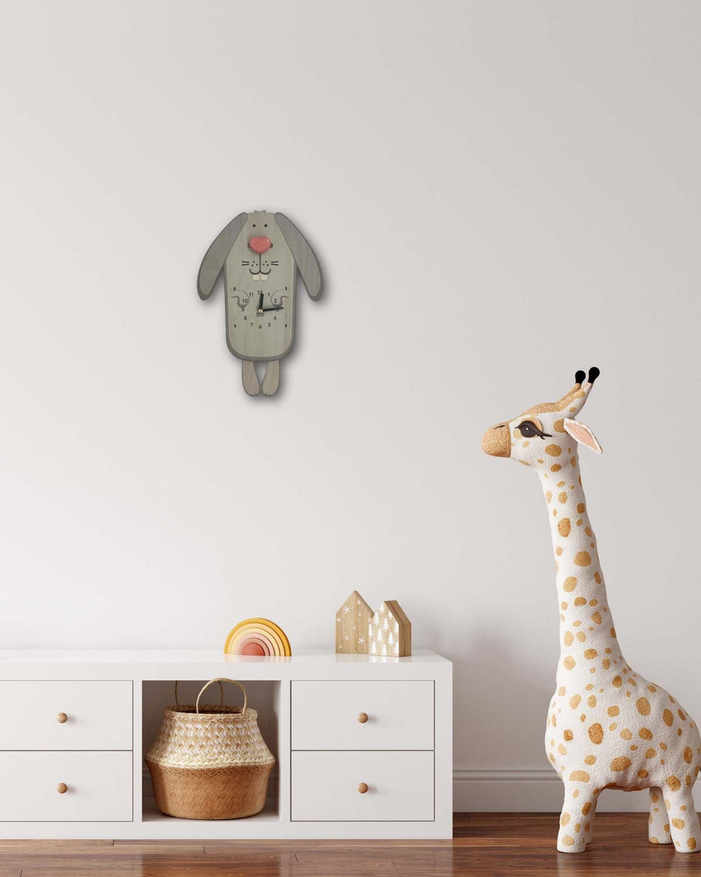 Pickles the Rabbit Pendulum Clock