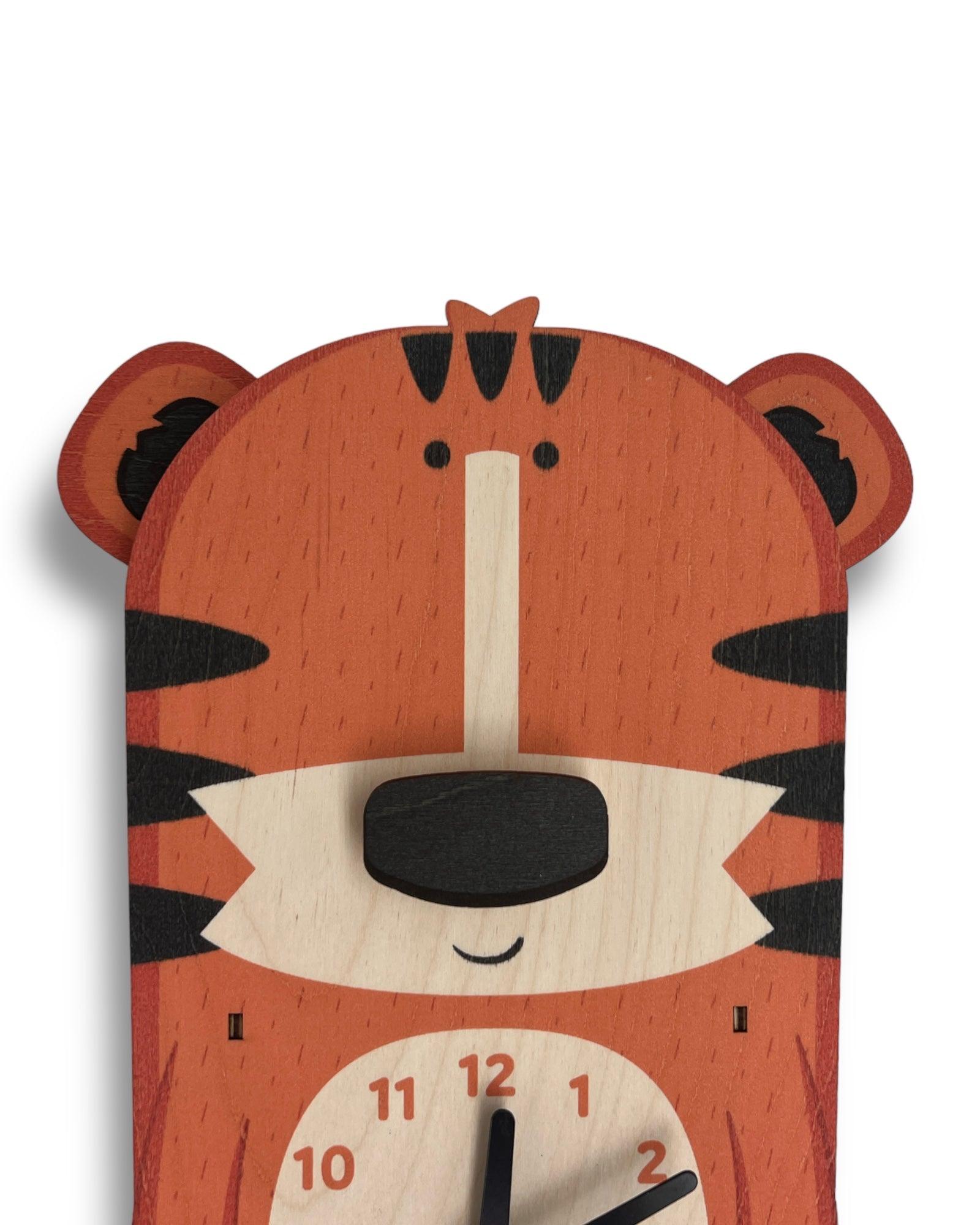 Rufus the Tiger Pendulum Clock