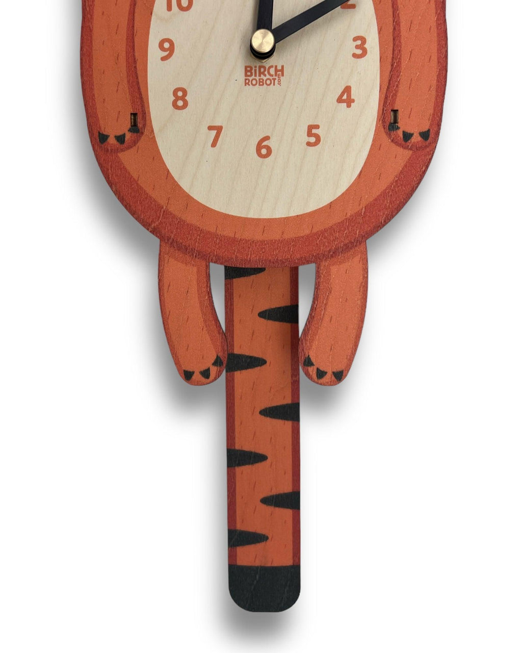 Rufus the Tiger Pendulum Clock
