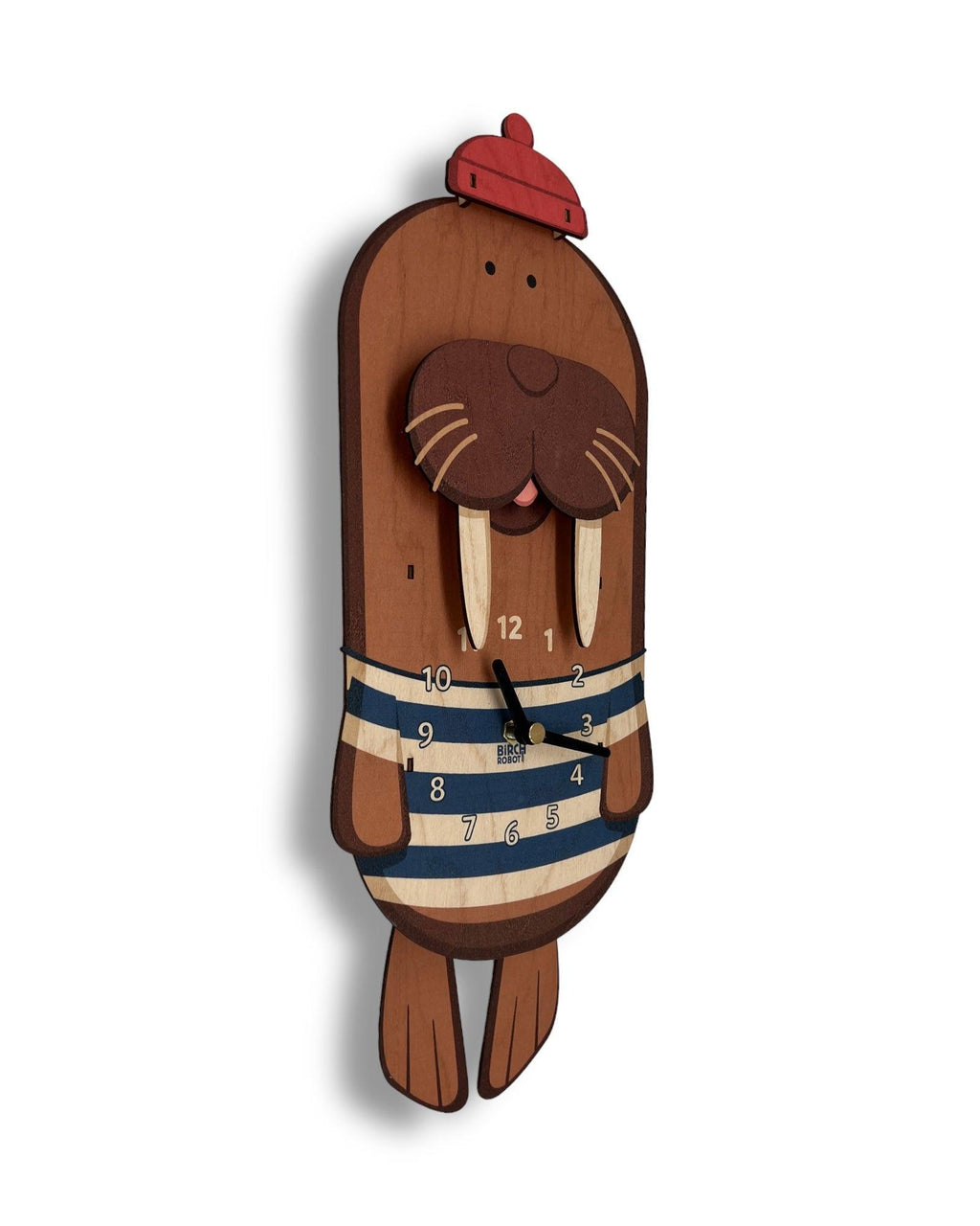 Whiskers the Walrus Pendulum Clock