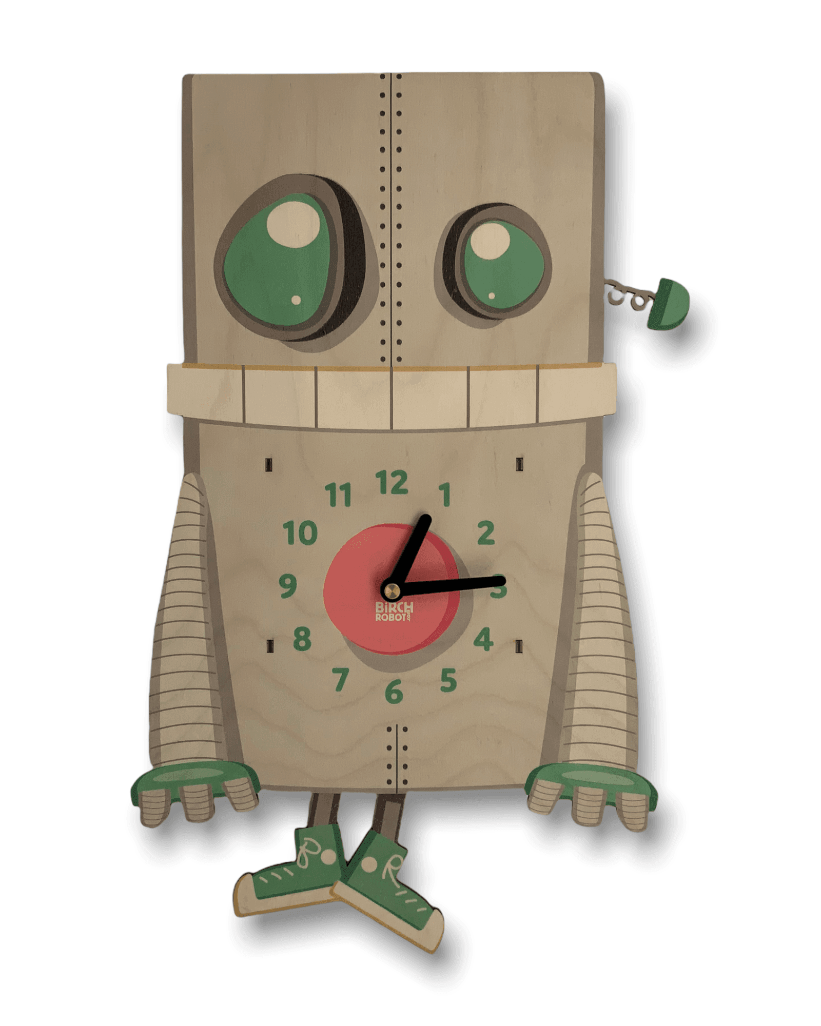 Chuck the Robot Pendulum Clock