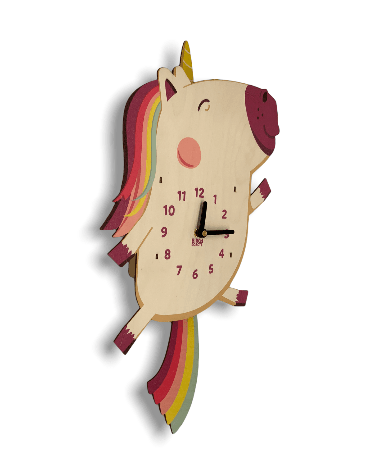 Dolly the Unicorn Pendulum Clock